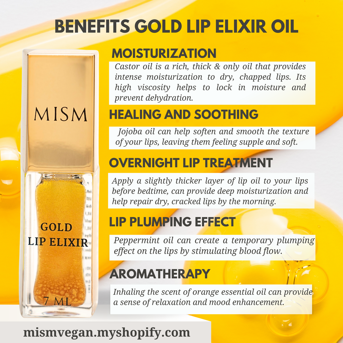 Gold Lip Elixir Oil